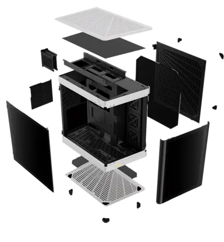 CASE GAMDIAS NESO P1 BW BLACK WHITE – FULL TOWER | E-ATX | HỖ TRỢ GPU 426MM